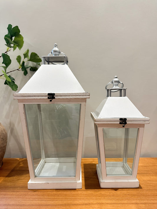 Metal and Wood Lantern