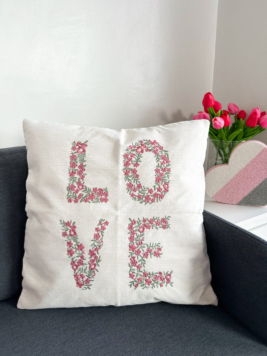 LOVE Pillow Cover